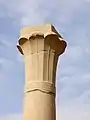 Palmenblattsäule aus dem Innenhof