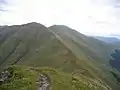 Der Sàileag vom westlich benachbarten Sgùrr nan Spainteach aus gesehen