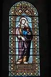 Fenster in der Kirche Saint-Romain in Saint-Romain