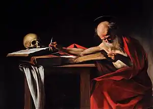 Michelangelo Merisi da Caravaggio: Hl. Hieronymus beim Schreiben, 1605/1606