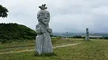 Statue im Vallée des Saints