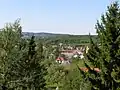 Blick auf Szakonyfalu