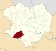 Rajon Sachnowschtschyna in der Ukraine