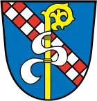 Wappen von Salem (Baden) mit Abtsstab