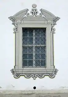 Farbfasche in Trompe-l’œil-Manier in Salem (Baden-Württemberg)