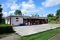 Der Bahnhof IZA an der Bahnstrecke Salva–Vișeu de Jos