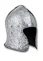 Italienische Barbuta, 1470-80, offenere Form mit größerem Gesichtsfeld