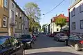 Typische Holzhäuser in Kalamaja (Salme-Straße)