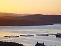 Aquakulturen im North Voe