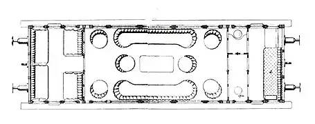 Salonwagen der Riga–Mitauer Eisenbahn, 1860er Jahre