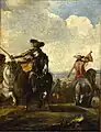 Kavallerie in Bewegung, Salvator Rosa