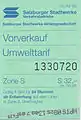 Fahrschein von 1997