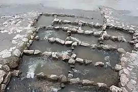 Fischleiter an der Mündung