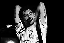 Sänger und Gitarrist Sam McTrusty in The Viper Room, 2012