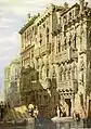 Der Palazzo Contarini in Venedig, um 1825