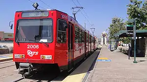 SD-100 in der Innenstadt von San Diego