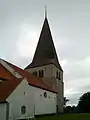 Turm und Langhause (Nordseite)