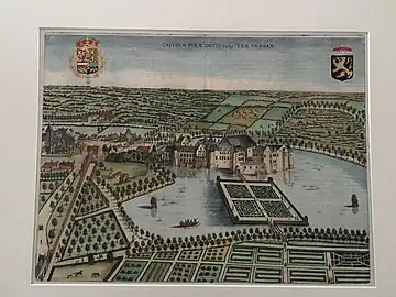 Schloss Tervuren in 1659  von Antoon Sanders