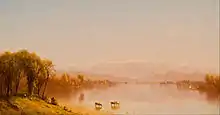 Sanford Robinson Gifford: Indian Summer in the White Mountains, 1862