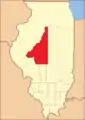 Das Sangamon County von seiner Gründung im Jahr 1821 bis 1823