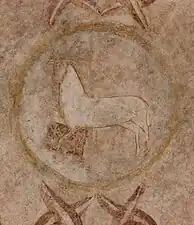 Kuppelmalereien-apokalyptisches Lamm