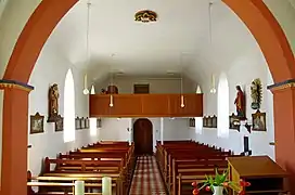 Blick auf die Empore