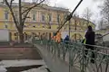 Aufhängung der Brücke