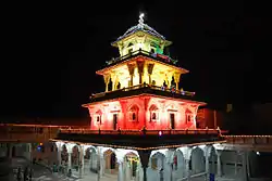 Santram Mandir in Nadiad während der Dev-Diwali-Feiern 2008