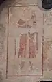 Fresko des heiligen Christopherus