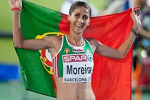 Sara Moreira bei den Leichtathletik-Europameisterschaften 2010