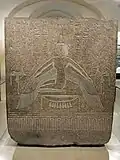 Isis mit Flügeln am Sarkophag von Ramses III im Louvre, Paris