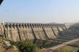 Sardar-Sarovar-Talsperre im März 2018