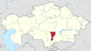 Lage in Kasachstan