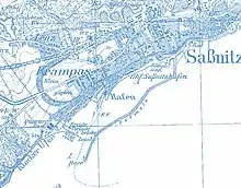 West- und Ostmole mit Leuchtfeuer, um 1912