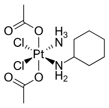 Strukturformel Satraplatin