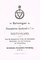 Satzung 1897