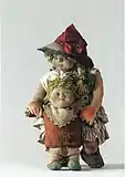 Irmgard Reumann: Proletariergören (Mädchen mit Kleinkind), um 1930. (Privatbesitz)