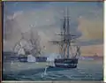 Der Misserfolg vor Eckernförde (1849) brachte Kapitän Paludan vors Kriegsgericht.