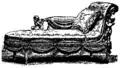 Frühere Form der Chaiselongue