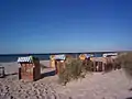 Strandkörbe inKalifornien