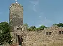 Südmauer der Kernburg mit Kammertor