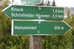 Heinzwinkel als Wanderziel