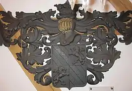 Wappen Edle von Querfurt im Bürsten- und Heimatmuseum Schönheide