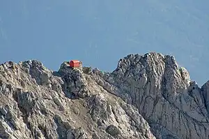 Schüsselkarbiwak von der westl. Partenkirchner Dreitorspitze