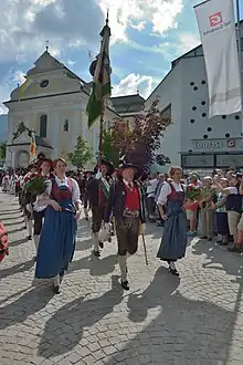 Die Schützenkompanie St. Ulrich in Gröden im Jahr 2013
