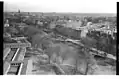 Blick vom Hochhaus der Kaufmännischen Berufsschule am Westring 1966