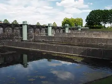 Sparbecken der Alten Schachtschleuse im Schleusenpark Waltrop