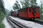 Vierachsige Vorstellwagen der Schafbergbahn (1893)