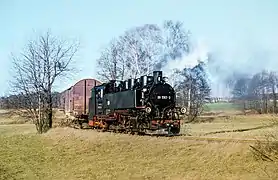 Vom Werk I kommend kurz vor der Gabelstelle (Bild 2)