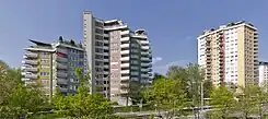 Hochhäuser Romeo und Julia, Stuttgart-Zuffenhausen (1954–1959)